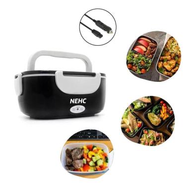 Imagem de Marmita Térmica Elétrica 1,5L Portátil Para Carro 12V Preto