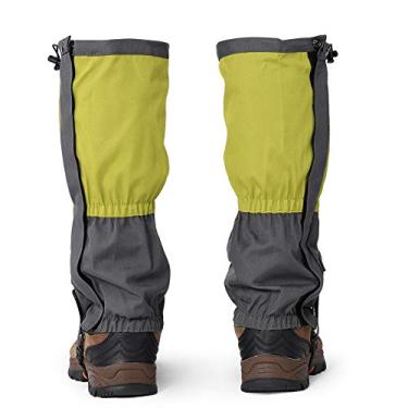 Imagem de Polainas, 1 par de sapatos de escalada esportiva ¨¤ prova d'¨¢gua ao ar livre para caminhadas, leggings para caminhadas, acess¨®rios para neve, polainas para caminhadas, capa para botas(ÂÌɫ), Legging