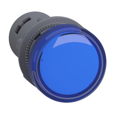 Imagem de Sinalizador Monobloco 22mm Azul c/ Led 24vca/cc XA2EVB6LC – Schneider