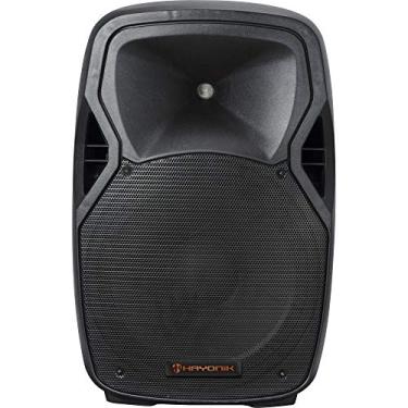 Imagem de HAYONIK, Caixa Ac. Amplificada 600W, Falante 15", Driver Titânio 1,35", USB, Entrada P/Mic, Bluetooth 5.0, Rádio FM, Controle App, 300W RMS, Saída Passiva - CPA-15600L