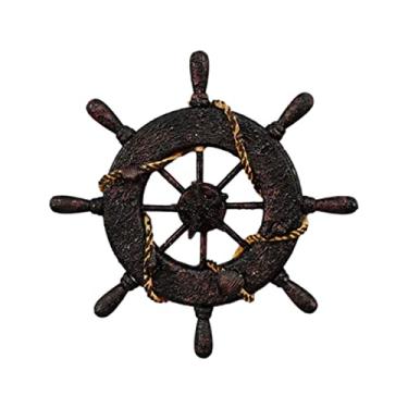 Imagem de #N/a Decoração de parede de direção de barco náutico decoração náutica mediterrânea de barco para quarto festa porta fotografia acessórios, 23cm