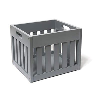Imagem de Lipper International Wooden Storage Crate, Grey