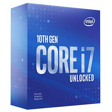 Imagem de Intel Processador de desktop Core i7-10700KF 8 núcleos até 5,1 GHz desbloqueado sem gráficos de processador LGA1200 (chipset Intel 400 Series) 125W