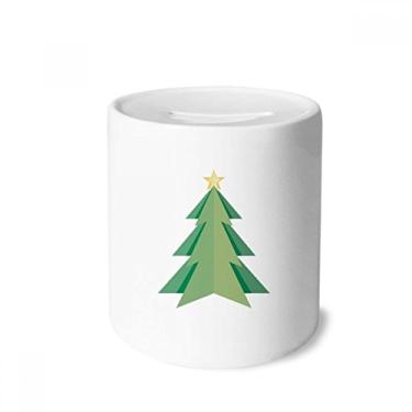 Imagem de DIYthinker Caixa de cerâmica abstrata com estampa de origami, caixa para dinheiro, porta-moedas, presente de cofrinho