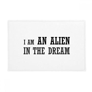 Imagem de DIYthinker I Am an Alien in The Dream Tapete antiderrapante para porta de banheiro