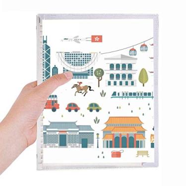 Imagem de Caderno de anotações de Hong Kong Valuable Visiting Things com folhas soltas e diário recarregável