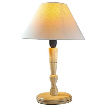 Imagem de Abajur Farol com Cúpula de algodão Luminária de mesa retrô Cor:Natural