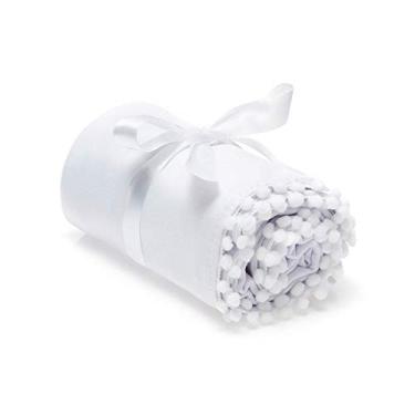 Imagem de Manta Moleton Ultra Macia Momis Petit Bolinha Branca