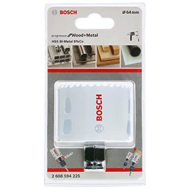 Imagem de Bosch Progressor Serra Copo para Madeira e Metal com Encaixe Rápido, Branco/Preto, 64 mm