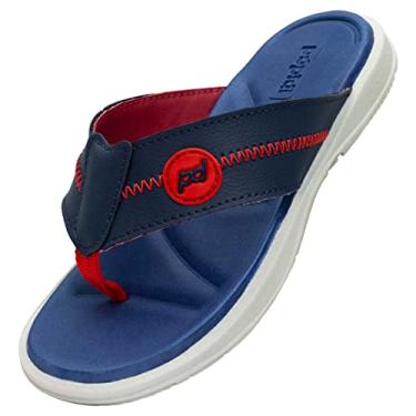 Imagem de Chinelo Masculino Casual Confort Nº 24 Ao 33 Sandalia de Dedo Infantil 13.01 (Marinho, br_footwear_size_system, little_kid, numeric, numeric_27)