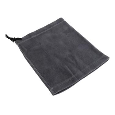 Imagem de Polaina de Pescoço Térmica, lã de lã Mais Quente para Esquiar à Prova de para Ciclismo (Cinza)