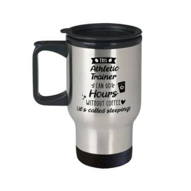 Imagem de SpreadPassion Caneca de viagem de treinador atlético, caneca de viagem de presente de apreciação de treinador atlético, presente de treinador atlético, presente para treinador atlético, ideia de presente de cesta de aniversário de Natal