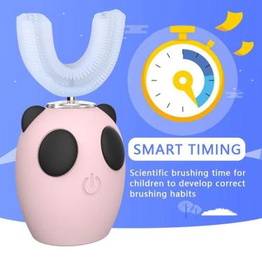 Imagem de Escova de dentes elétrica ultra-sônica para crianças escova de dentes de tamanho único