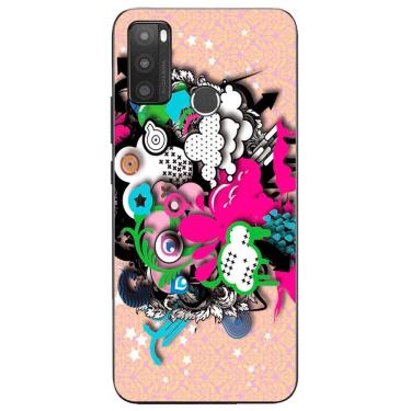 Imagem de Capa Adesivo Skin104 Verso Para Multilaser G Max 2