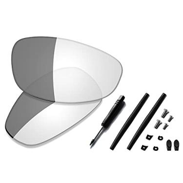 Imagem de SAUCER Lentes de reposição premium e kits de borracha para óculos de sol Oakley Juliet High Defense - Ativado fotocromático