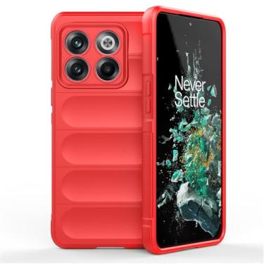 Imagem de Capa à prova de choque para OnePlus 12 11 10R 10T 11R ACE 2 Pro Nord CE 3 Lite N20 SE N30 2V 5G Capa traseira de silicone líquido para telefone, vermelho chinês, para OnePlus Ace 3