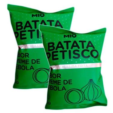 Imagem de Kit 2 Batata Petisco Mió Sabor Creme de Cebola 45g