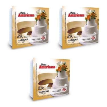 Imagem de Kit 3 Unidades Pasta Americana Tradicional Arcolor 800gr