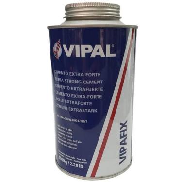 Imagem de Cola Cimento Vipafix Vipal Uso em Borracha Madeira Tecido Metal Lata d