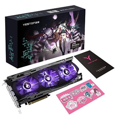 Imagem de RX6700XT-12G D6 LA placa gráfica para jogos 12G/192bit/GDDR6 memória dupla modo de efeito de luz dissipa??o de calor eficiente/616