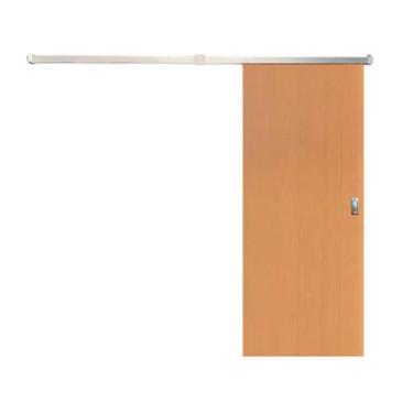 Imagem de Porta Lisa de Correr 210x100 Kit Aluminio - Vanin Portas e Janelas