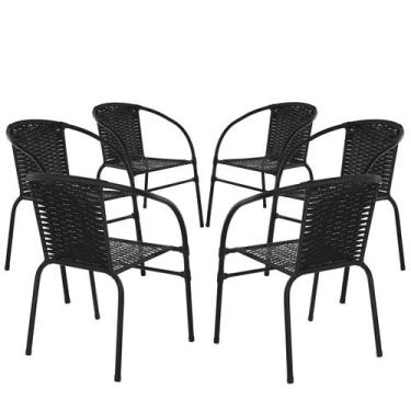 Imagem de 6 Cadeiras Happy Hour para Jardim Estilo Beleza com Qualidade Panero
