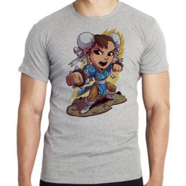 Imagem de Camiseta Chun Li Street Figther Blusa criança infantil juvenil adulto 