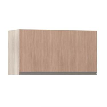 Imagem de Armário Basculante Luciane 70cm 1 Porta Luci, Legno Crema/Cumaru