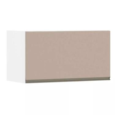 Imagem de Armário Perola Basculante 70 cm 1 Porta Luciane, Branco Polar/Connect