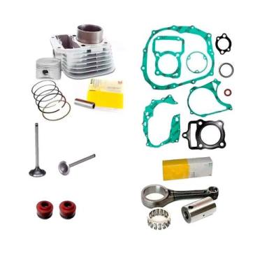 Imagem de Kit Motor titan Today 92-99 +biela/valvula/retentor/juntas - METAL LEV