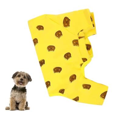 Imagem de Algodão Elástico Macio Moda Roupas para Cães Macacão Filhote de Cachorro Bulldog Francês Proteção Conforto Roupas de Algodão (S)