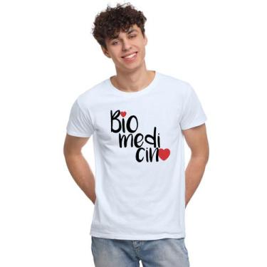 Imagem de Camiseta Biomedicina Camisa Personalizada Blusa Adulto Algodão com Pol