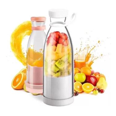 Imagem de Mini Liquidificador Portátil Mini Mixer 6 Lâminas + Cabo Usb - Yepp