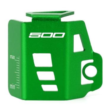 Imagem de Mokiton Tampa de proteção de óleo da bomba do reservatório de fluido de freio traseiro da motocicleta compatível com K.awasaki Ninja 500 ABS/SE/KRT 2024 2025 | Protetores de tanque de gás Acessórios