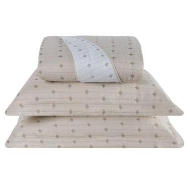 Imagem de Cobre Leito King Decor Bordado 200 Fios 3 Peças - Avela - Hipercal 100