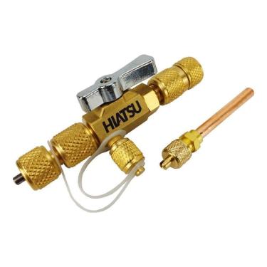 Imagem de Kit 1 Válvula Removedora Extratora De Núcleos Vcrh-1 Com 1 Válvula Schrader 1-4 50mm 1 Unidade