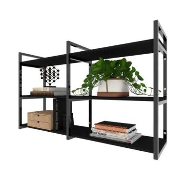 Imagem de Prateleira industrial moveis escritorio quarto estante infantil planta