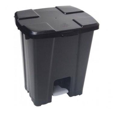 Imagem de Kit Com 4 Lixeira Plástica 30 Litros Com Pedal