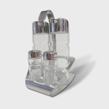 Imagem de Galheteiro de Inox com Suporte