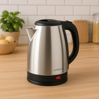 Imagem de Chaleira Elétrica Inox/Fervedor de Água Elétrico 1.8L - Ferve Água Rápido para Chá e Café (110V)