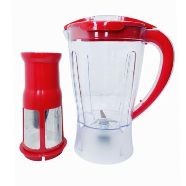 Imagem de COPO LIQUIDIFICADOR COMPLETO VERMELHO L-76 MONDIAL ORIGINAL