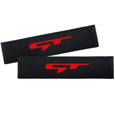Imagem de 2 peças de capas de cinto de segurança adequadas para Kia K3 Forte Cerato 2021-2024 GT acessórios, almofadas de cinto de segurança para carro, almofada de ombro para cinto de segurança, almofadas de