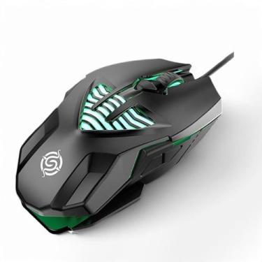 Imagem de Mouse Gamer K-Snake Q1 Usb Óptico Rgb Led Com Fio 3200 Dpi - K Snake