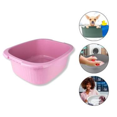 Imagem de Bacia Multiuso 12L Lar Lavanderia Roupas Casa Utilidades - Arte Seduca