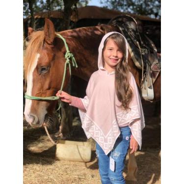 Imagem de Poncho Pampa Infantil - Empório Horse, Azul escuro