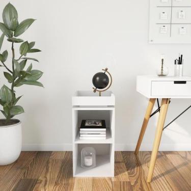 Imagem de Mesa Lateral Paula Branca - Mobly