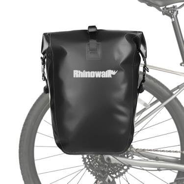 Imagem de Rhinowalk Bolsa de bicicleta à prova d'água de 25 L para rack de carga de bicicleta, bolsa de ombro, suporte de cestas, bolsa de bicicleta, acessórios profissionais de ciclismo