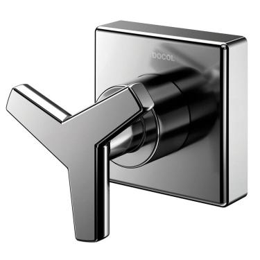 Imagem de Acabamento para Registro Docol Base 1/2", 3/4" e 1" Docol City Grafite Polido