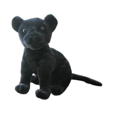 Imagem de Boneca De Pelúcia Realista Leopardo Leão Pantera Bebê Travesseiro Maci