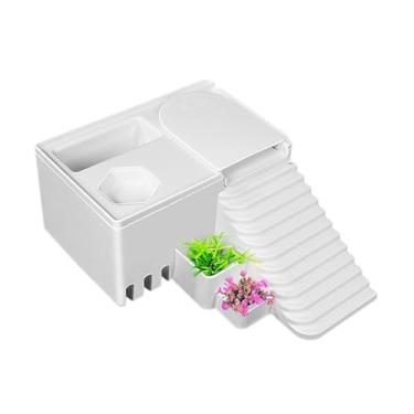Imagem de Bothyi Plataforma de descanso para tartarugas Plataforma para tanques de tartarugas Tanques para répteis Escada Rampa para Terraço de descanso para tritões, 34 Cm X 27.5 Cm X 11 Cm